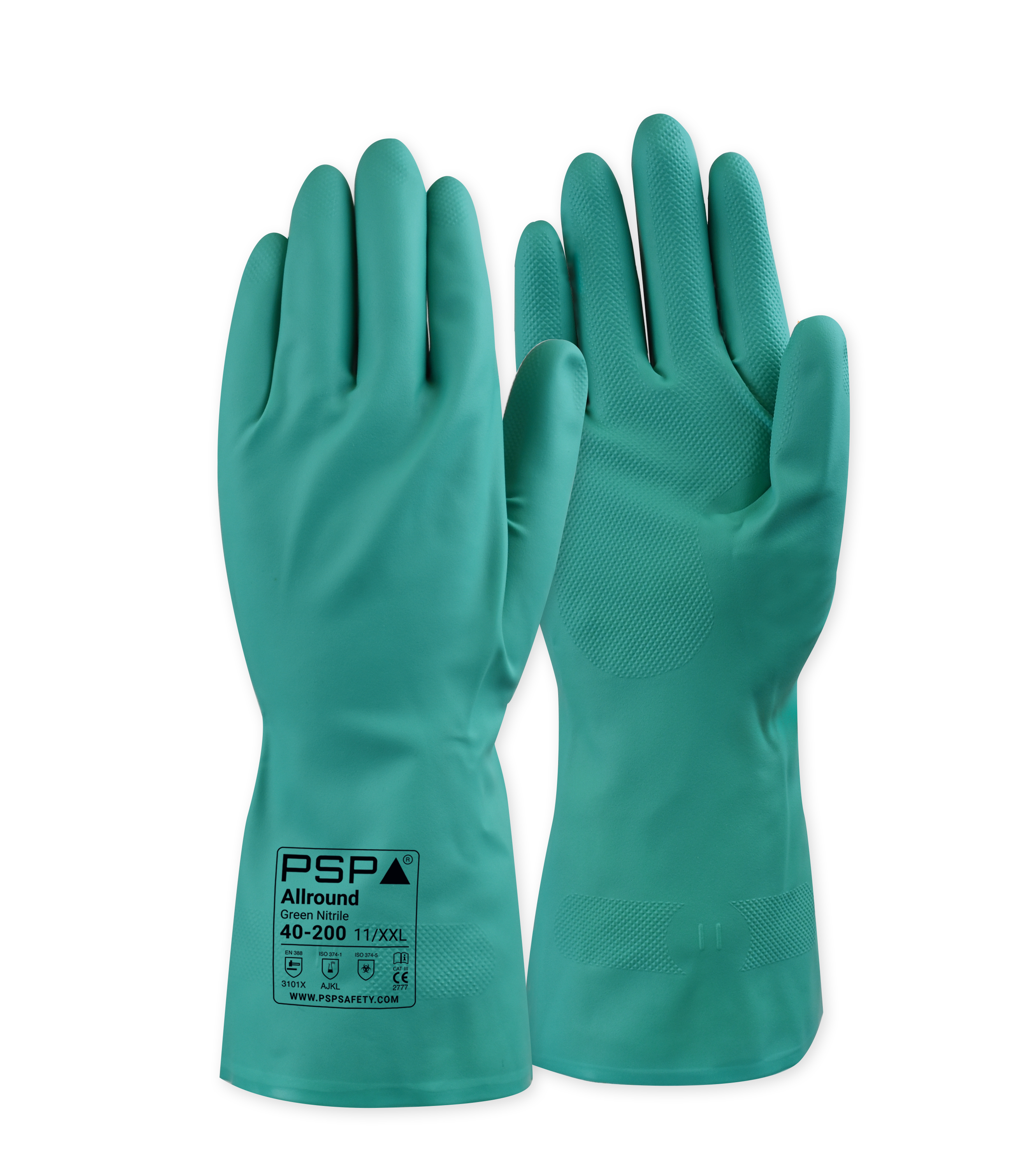 PSP 40-200 Groene Nitril 33cm Cat.3, 8